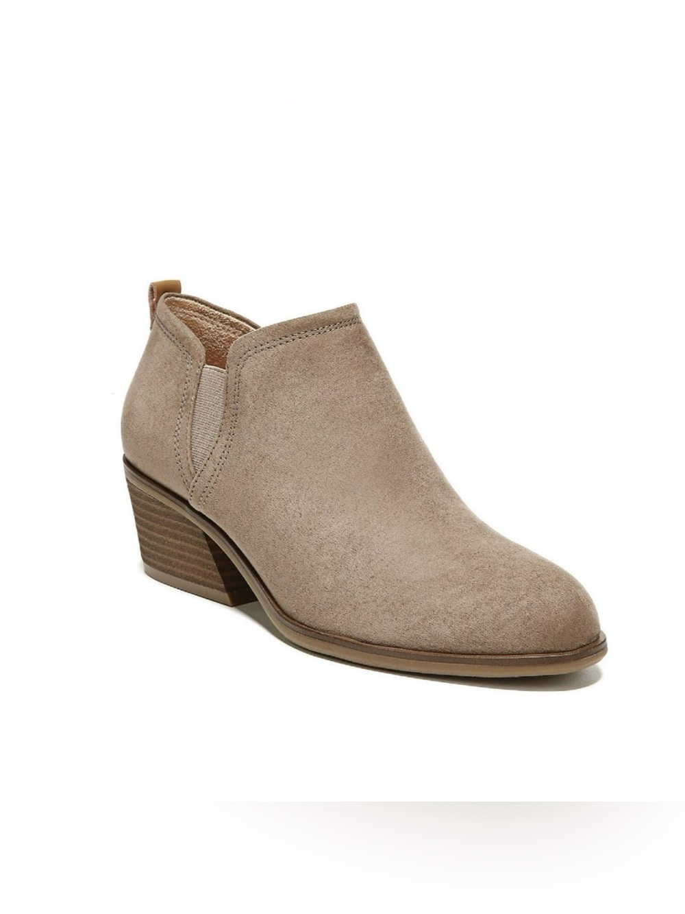Dr. Scholl's Sustainable Comfort Suede-Look Ankle Boots Beige Taupe US 9M